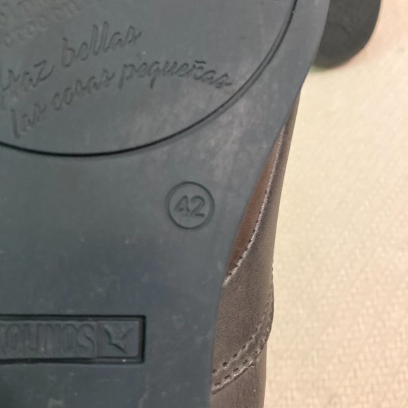 PIKOLINOS Gray Leather Flats - Picture 9 of 15